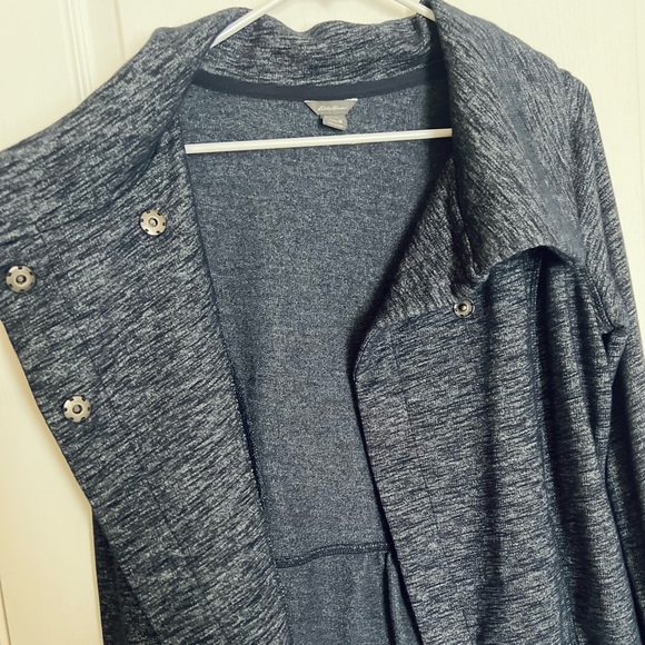 Eddie Bauer Charcoal Blue Knit Cardigan - Picture 8 of 8